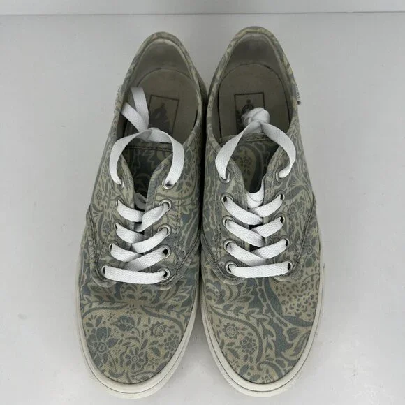 Vans Shoes Womens Size 8 Atwood Floral Paisley Gray Low-Top Skate Sneakers - Picture 5 of 10